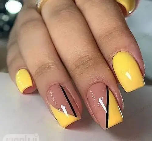 عکس طرح ناخن با لاک