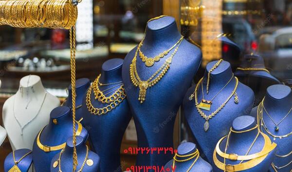 عکس دکور طلا فروشی