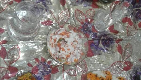 عکس سفره قورمه سبزی