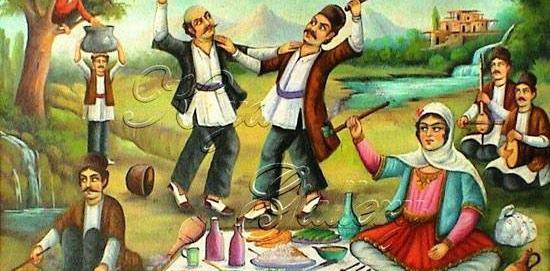 عکس سیزده بدر دونفره