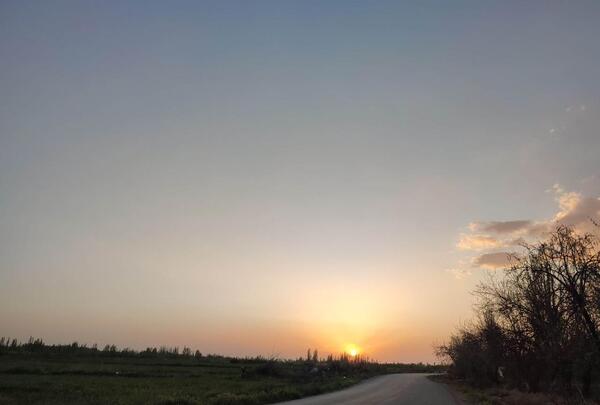 عکس تصاویر غروب جاده