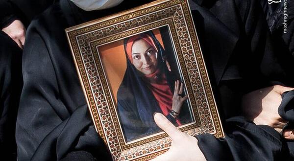 عکس مراسم دفن آزاده نامداری