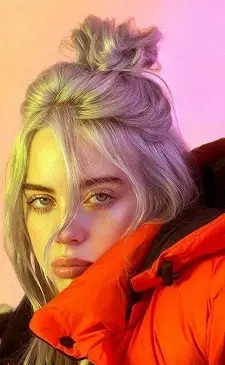 عکس بیلی ایلیش بنفش