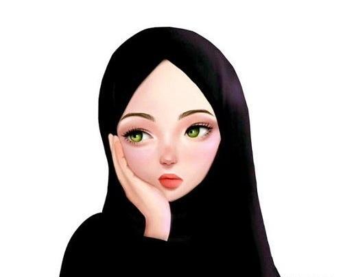 عکس حجاب زیبا با چادر کارتونی