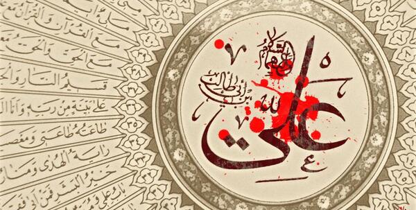 عکس امام علی در جنگ
