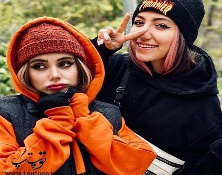 عکس نیکا فلاحی با دوست پسرش