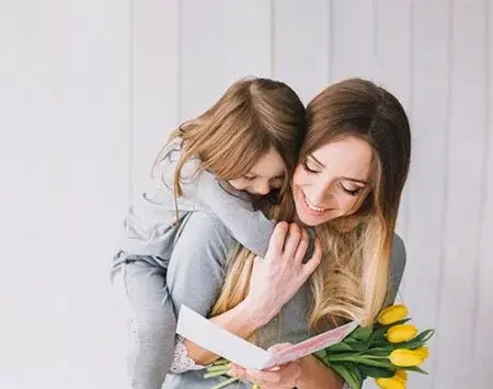 عکس نوشته فانتزی مادر و دختر