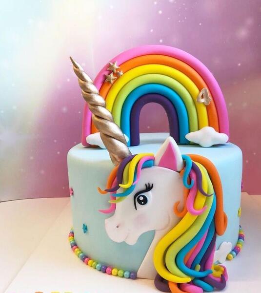 عکس کیک اسب تک شاخ جدید