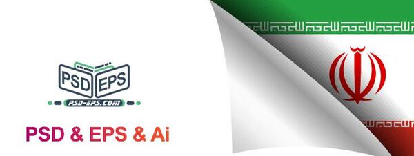 عکس پرچم ایران برای گوشه صفحه