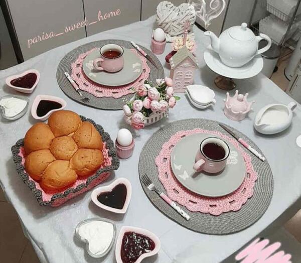 عکس عاشقانه صبحانه