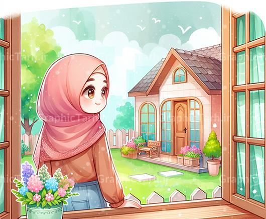 عکس حجاب کارتونی