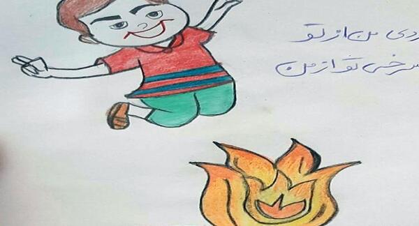 عکس چهارشنبه سوری نقاشی