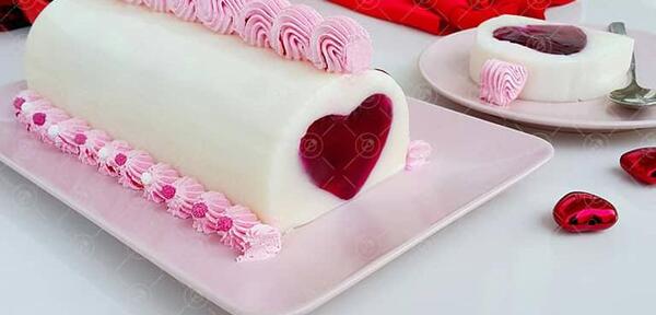 عکس ژله قلب شیشه ای