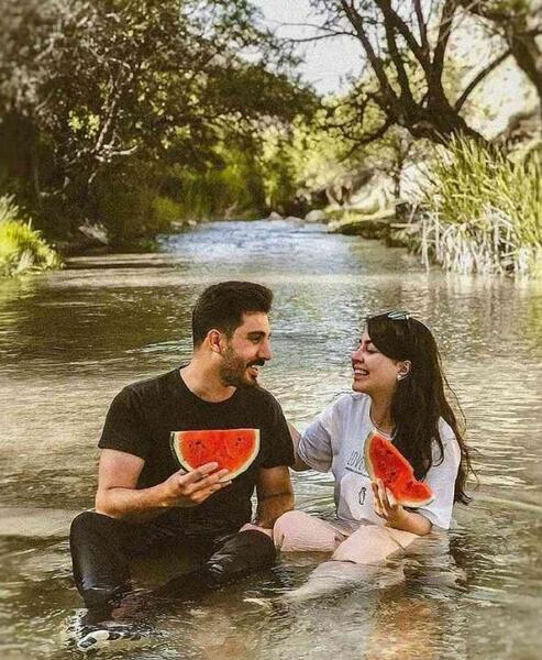 عکسهای عاشقانه دونفره نقاشی
