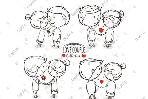 عکسهای عاشقانه دونفره نقاشی