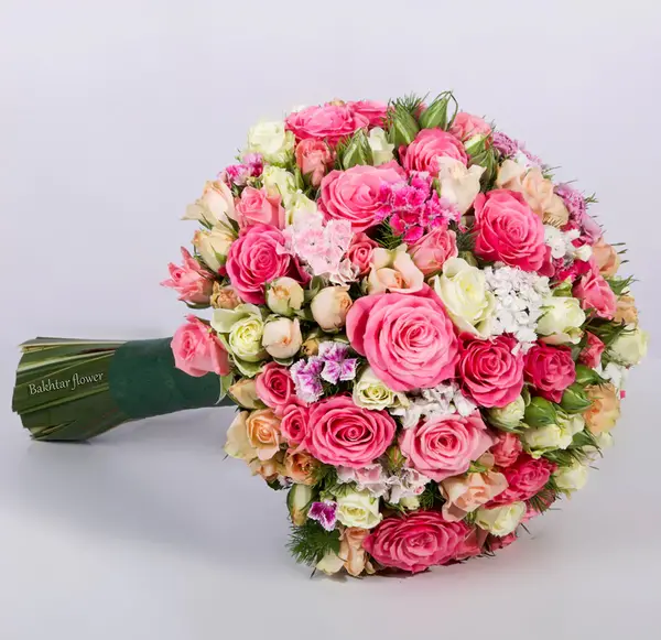 عکس دسته گل طبیعی عروسی