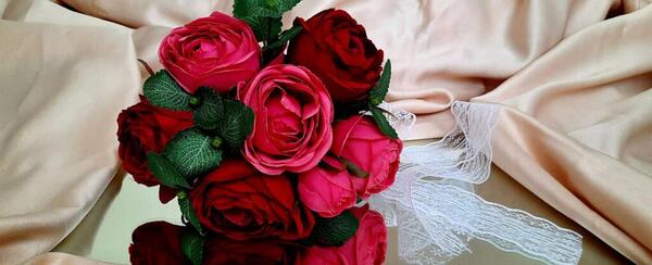 عکس دسته گل طبیعی عروسی