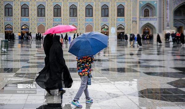 عکس از بارش باران بهاری