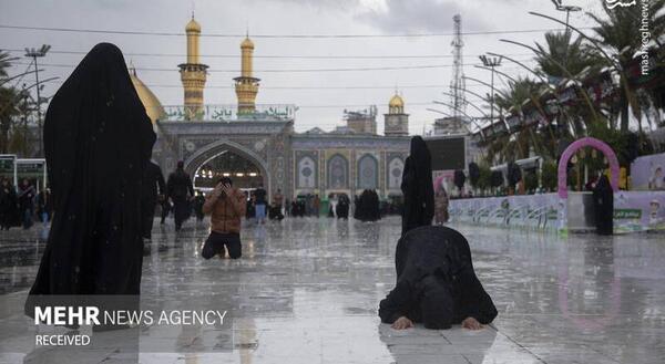 عکس از بارش باران بهاری