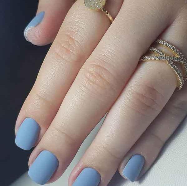 عکس مدل ناخن ساده مات