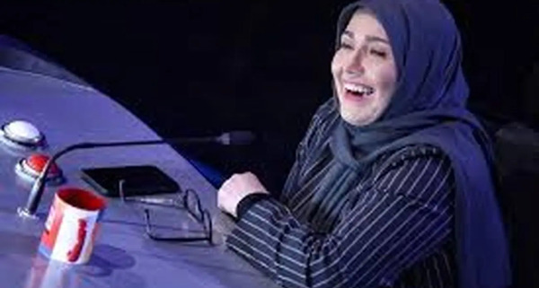 عکس سوتی ژاله صامتی در برنامه پژمان جمشیدی