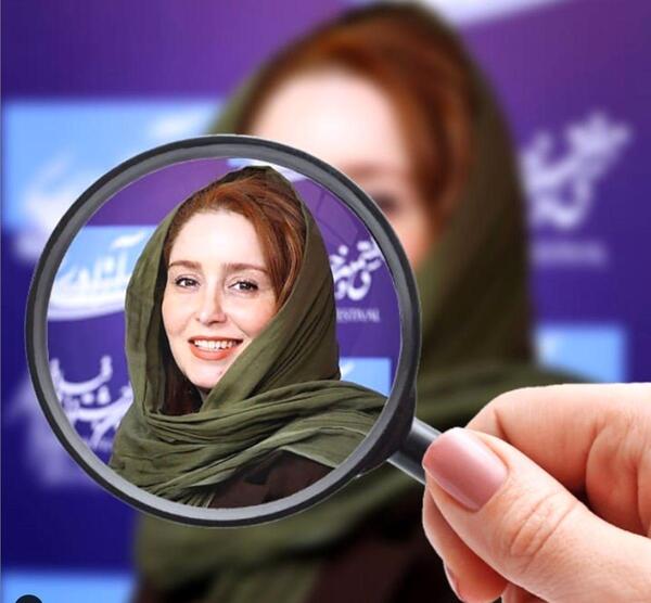 عکس سوتی ژاله صامتی در برنامه پژمان جمشیدی