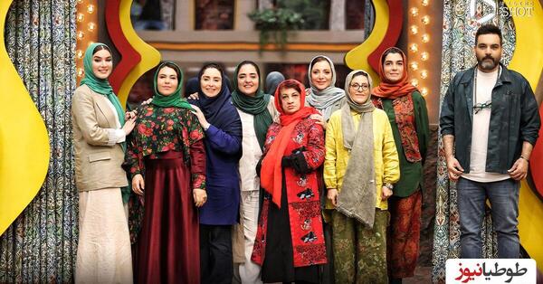 عکس سوتی ژاله صامتی در برنامه پژمان جمشیدی