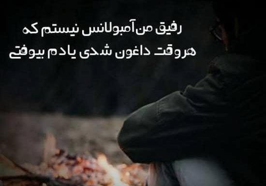 عکس نوشته شاخ رفیق