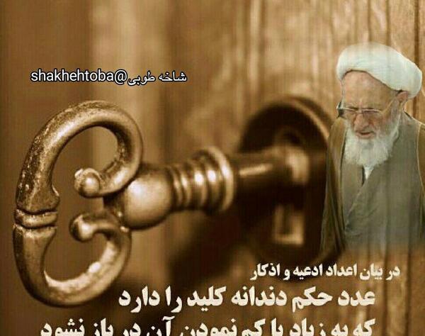 عکس نوشته آیت الله حسن زاده آملی