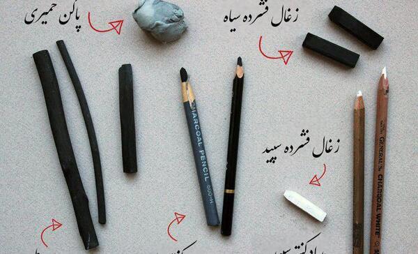 عکس طرح نقاشی سیاه قلم مبتدی
