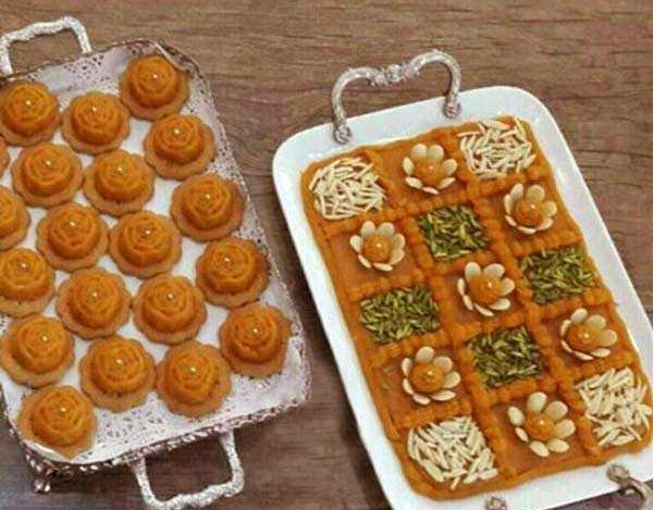 عکس تزیین حلوا و کاچی