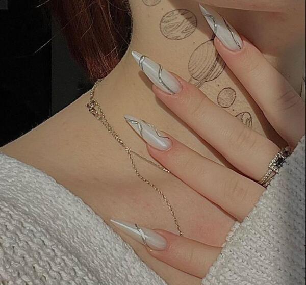عکس نوشته طرح ناخن