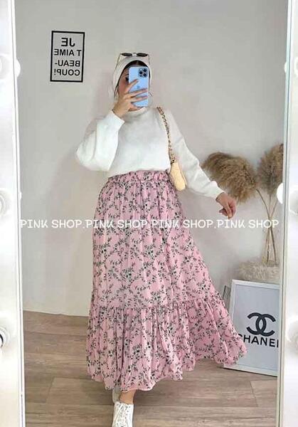 عکس دامن نخی زنانه