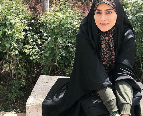 عکس مجری زن چادری سلام صبح بخیر