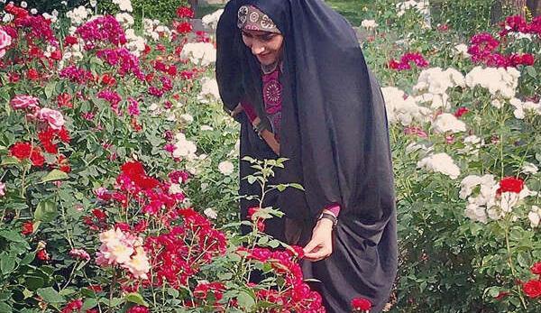 عکس مجری زن چادری سلام صبح بخیر
