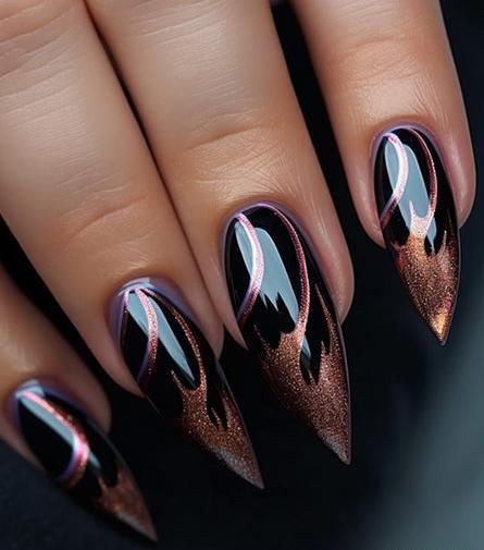 عکس ژلیش ناخن خفن