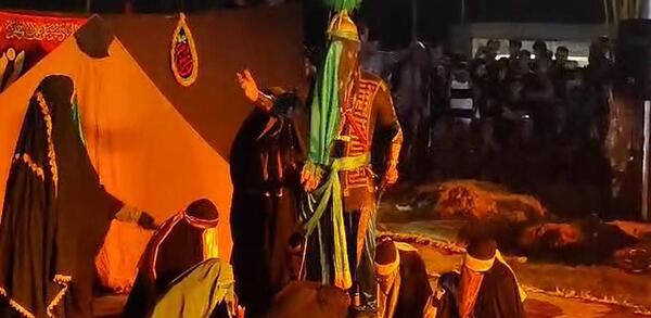 عکس تعزیه خوانی حضرت عباس