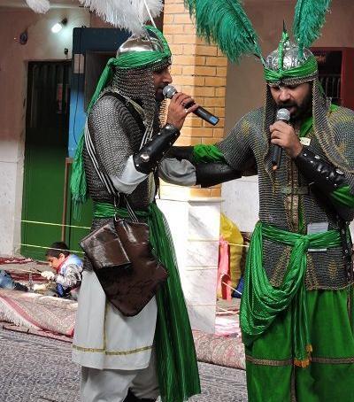 عکس تعزیه خوانی حضرت عباس