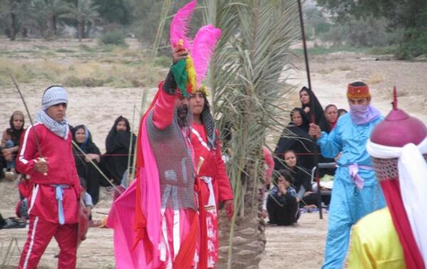 عکس تعزیه خوانی حضرت عباس