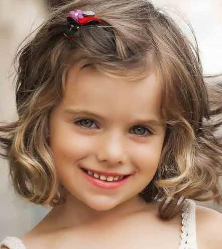 عکس مدل مو چتری بچه گانه