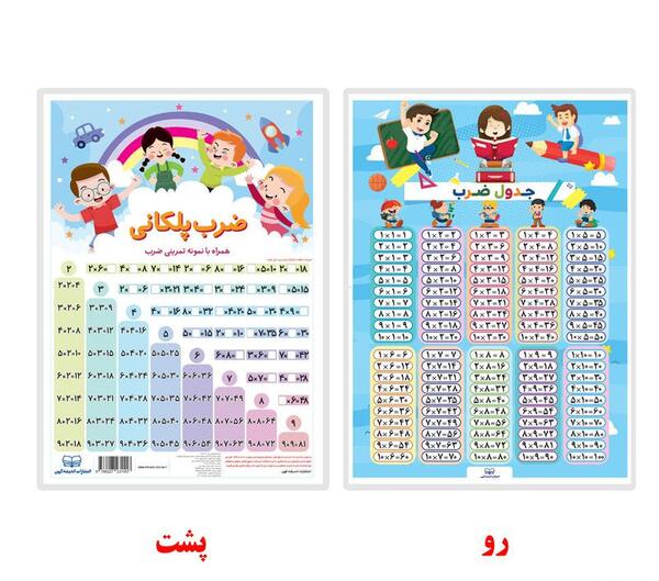 عکس جدول ضرب شش