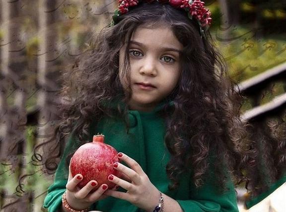 عکس یلدایی دختر