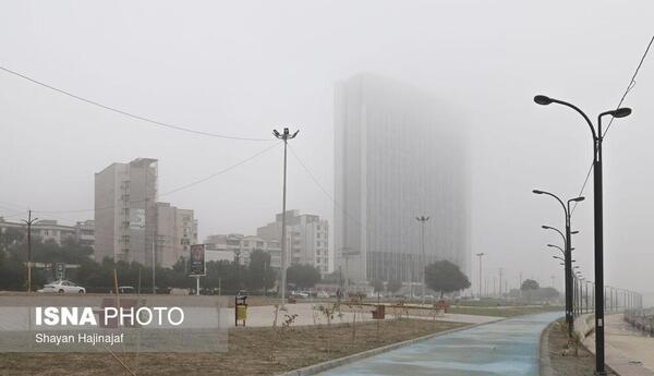 عکس آلودگی هوای اهواز