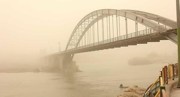 عکس آلودگی هوای اهواز