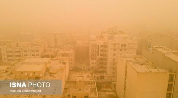 عکس آلودگی هوای اهواز