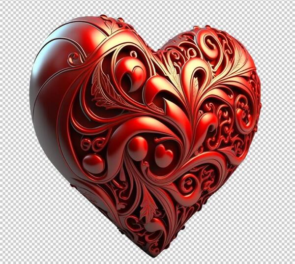 عکس قلب عاشقانه قرمز