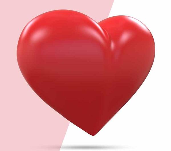 عکس قلب عاشقانه قرمز