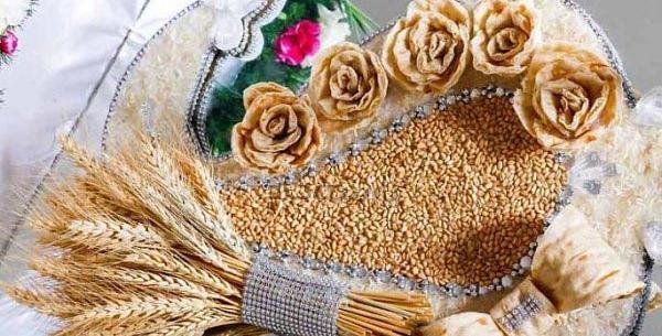 عکس سفره عقد در خانه