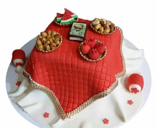 عکس کیک و ژله شب یلدا