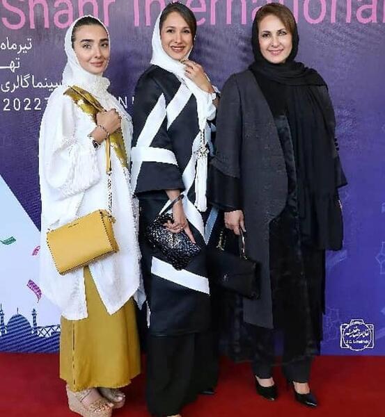 عکس فاطمه گودرزی و همسرش و فرزندانش